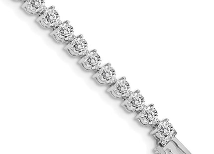 14k White Gold Bracelets Style X2842WAA - Classique Jewelry Inc.