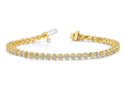 14k Yellow Gold Bracelets Style X2843VS - Classique Jewelry Inc.