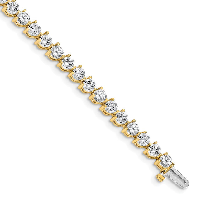 14k Yellow Gold Bracelets Style X2843VS - Classique Jewelry Inc.