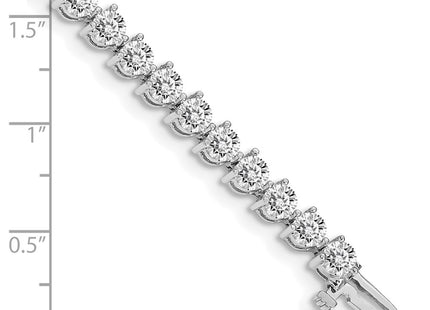 14k White Gold Bracelets Style X2843WVS - Classique Jewelry Inc.