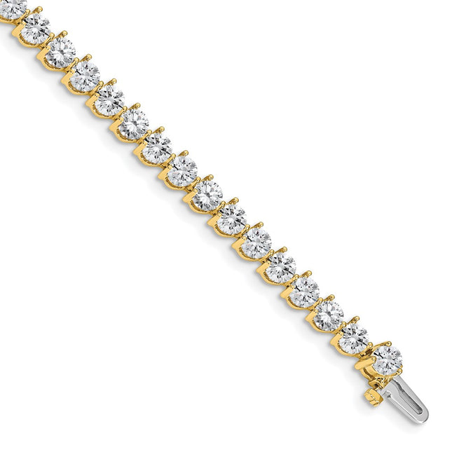14k Yellow Gold Bracelets Style X2844AA - Classique Jewelry Inc.