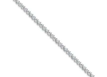 14k White Gold Bracelets Style X2844WAAA - Classique Jewelry Inc.
