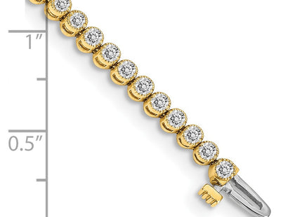 14k Yellow Gold Bracelets Style X2896AA - Classique Jewelry Inc.