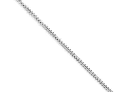 14k White Gold Bracelets Style X2898WVS - Classique Jewelry Inc.