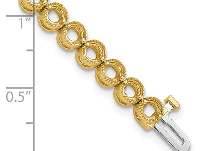 14k Yellow Gold Bracelets Style X2902 - Classique Jewelry Inc.