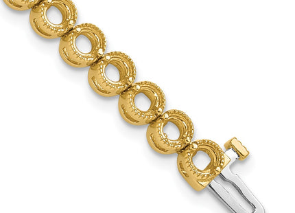 14k Yellow Gold Bracelets Style X2902 - Classique Jewelry Inc.
