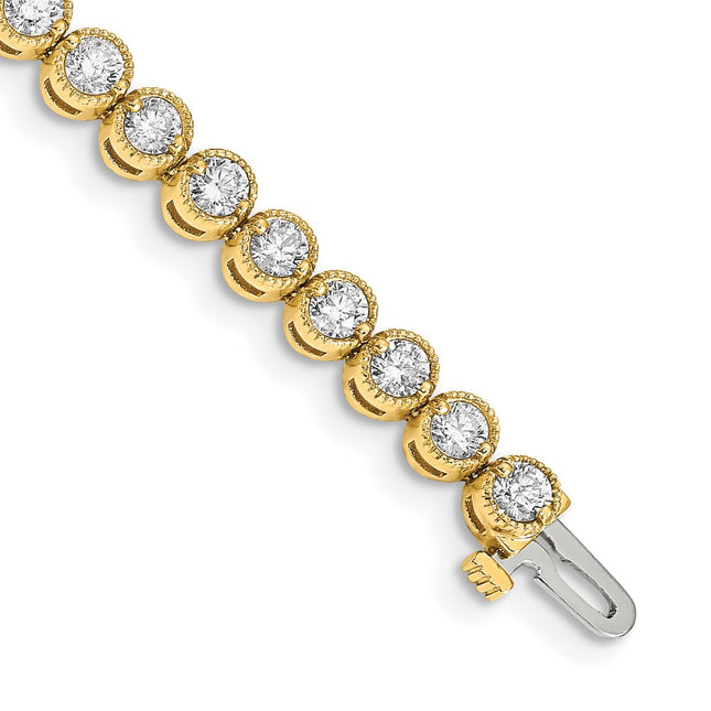 14k Yellow Gold Bracelets Style X2902AAA - Classique Jewelry Inc.