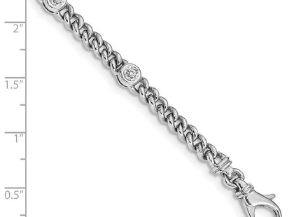 14k White Gold Bracelets Style X2959WA - Classique Jewelry Inc.