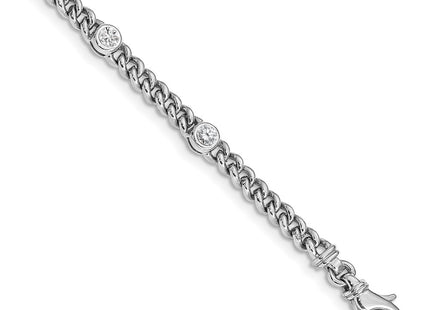 14k White Gold Bracelets Style X2959WA - Classique Jewelry Inc.