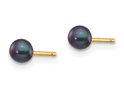 14k Yellow Gold Earrings Style X30BB - Classique Jewelry Inc.