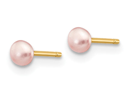 14k Yellow Gold Earrings Style X30BPI - Classique Jewelry Inc.