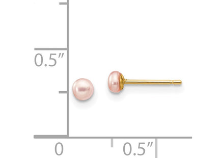 14k Yellow Gold Earrings Style X30BPI - Classique Jewelry Inc.