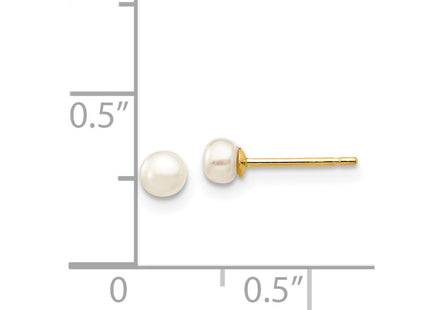 14k Yellow Gold Earrings Style X30BW - Classique Jewelry Inc.
