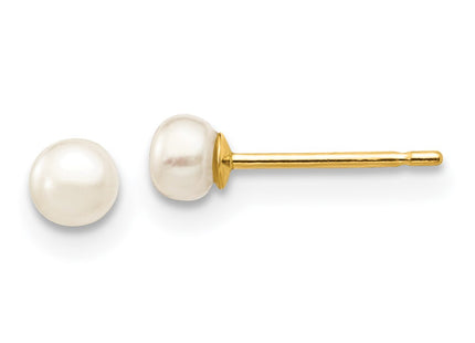 14k Yellow Gold Earrings Style X30BW - Classique Jewelry Inc.