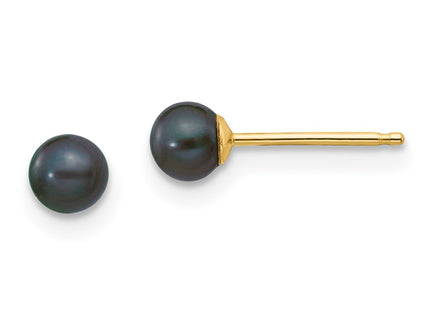 14k Yellow Gold Earrings Style X30PB - Classique Jewelry Inc.