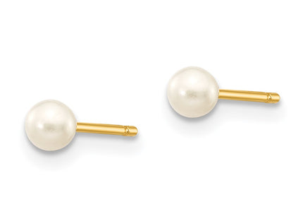 14k Yellow Gold Earrings Style X30PW - Classique Jewelry Inc.