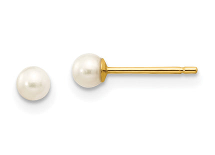 14k Yellow Gold Earrings Style X30PW - Classique Jewelry Inc.