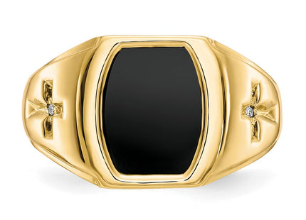 14k Yellow Gold Rings Style X32 - Classique Jewelry Inc.
