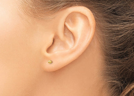 14K gold earrings, another view