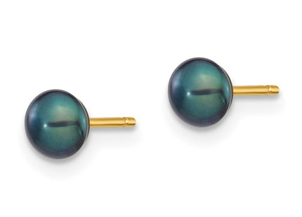 14k Yellow Gold Earrings Style X40BB - Classique Jewelry Inc.