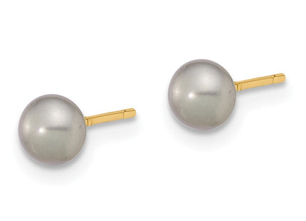 14k Yellow Gold Earrings Style X40BG - Classique Jewelry Inc.