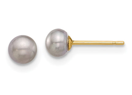 14k Yellow Gold Earrings Style X40BG - Classique Jewelry Inc.