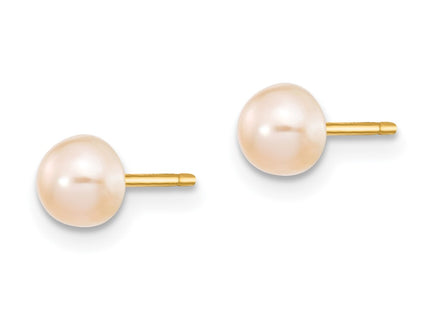 14k Yellow Gold Earrings Style X40BPI - Classique Jewelry Inc.