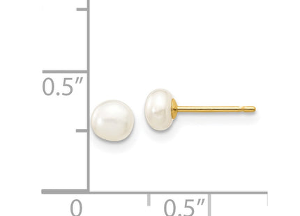 14k Yellow Gold Earrings Style X40BW - Classique Jewelry Inc.