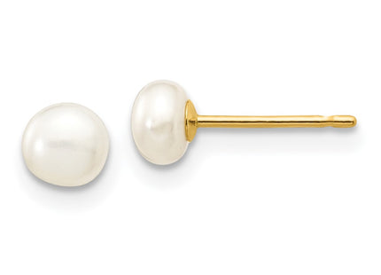 14k Yellow Gold Earrings Style X40BW - Classique Jewelry Inc.