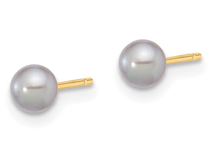 14k Yellow Gold Earrings Style X40PG - Classique Jewelry Inc.