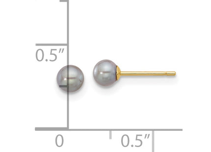 14k Yellow Gold Earrings Style X40PG - Classique Jewelry Inc.