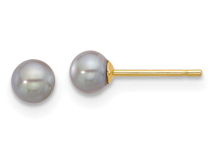 14k Yellow Gold Earrings Style X40PG - Classique Jewelry Inc.