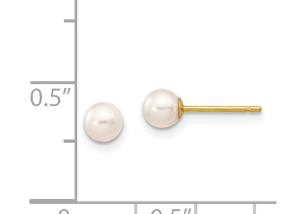 14k Yellow Gold Earrings Style X40PW - Classique Jewelry Inc.