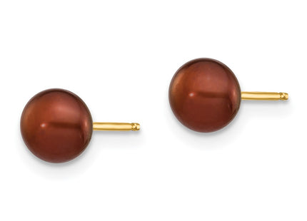 14k Yellow Gold Earrings Style X50BC - Classique Jewelry Inc.