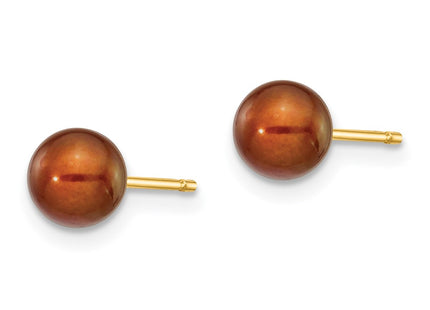 14k Yellow Gold Earrings Style X50PC - Classique Jewelry Inc.