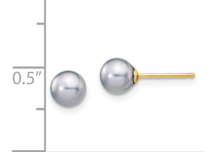 14k Yellow Gold Earrings Style X50PG - Classique Jewelry Inc.