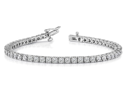14k White Gold Bracelets Style X600WAAA - Classique Jewelry Inc.