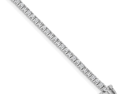 14k White Gold Bracelets Style X600WAAA - Classique Jewelry Inc.