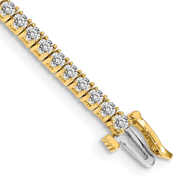 14k Yellow Gold Bracelets Style X601A - Classique Jewelry Inc.