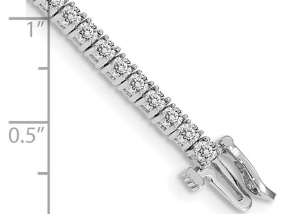 14k White Gold Bracelets Style X601WAAA - Classique Jewelry Inc.