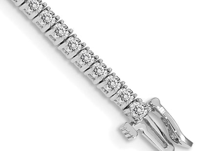14k White Gold Bracelets Style X601W - Classique Jewelry Inc.