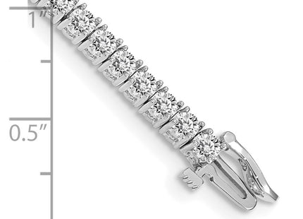 14k White Gold Bracelets Style X603W - Classique Jewelry Inc.