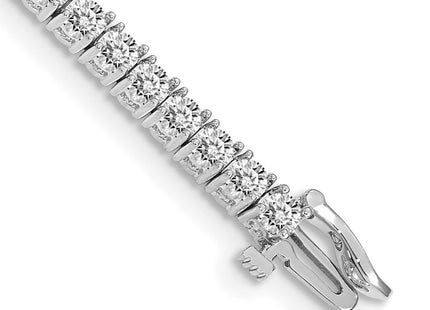 14k White Gold Bracelets Style X603WAAA - Classique Jewelry Inc.