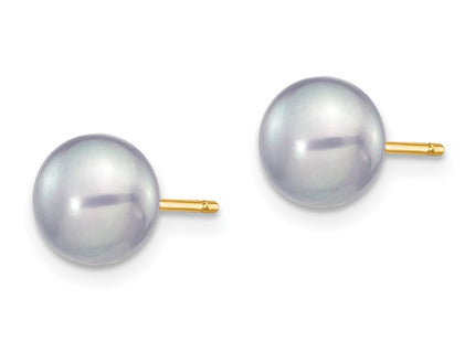 14k Yellow Gold Earrings Style X60BG - Classique Jewelry Inc.