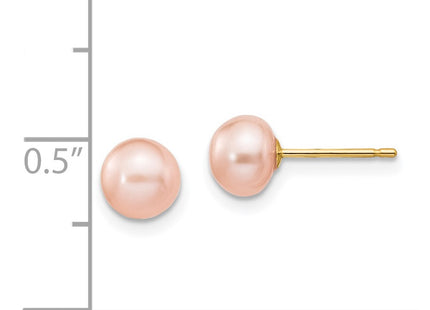 14k Yellow Gold Earrings Style X60BPI - Classique Jewelry Inc.