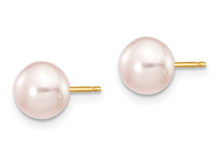 14k Yellow Gold Earrings Style X60BPU - Classique Jewelry Inc.