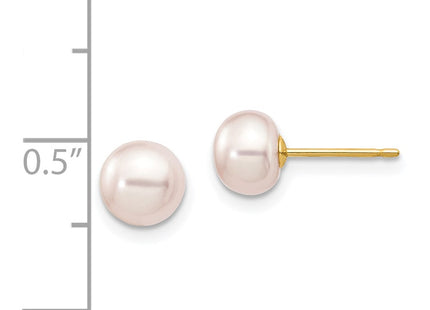 14k Yellow Gold Earrings Style X60BPU - Classique Jewelry Inc.