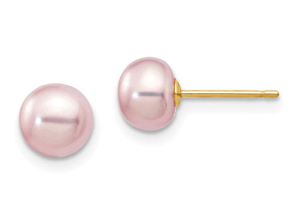 14k Yellow Gold Earrings Style X60BPU - Classique Jewelry Inc.