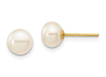 14k Yellow Gold Earrings Style X60BW - Classique Jewelry Inc.