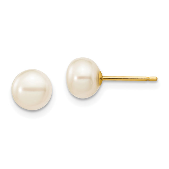 14k Yellow Gold Earrings Style X60BW - Classique Jewelry Inc.